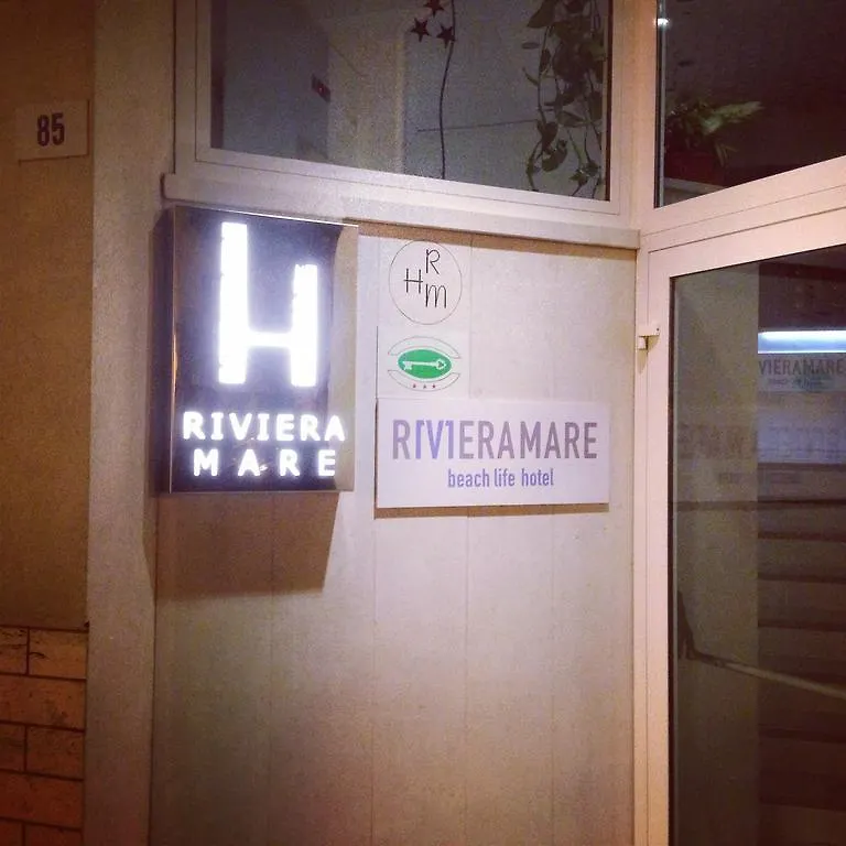 Riviera Mare Beach Life Hotel Rimini Olaszország